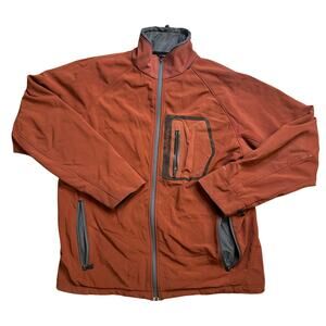 COLUMBIA MEN TITANIUM JACKET OMNI-TECH L LARGE MAROON INTERCHANGEABLE